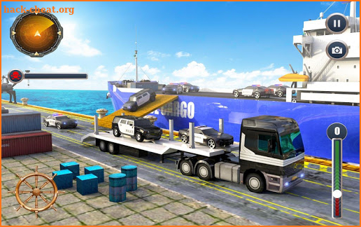 Police Transport Ship Car Simulator screenshot