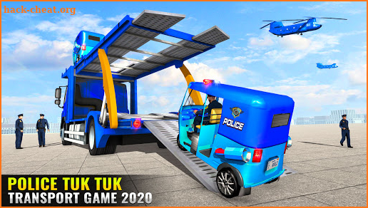 Police Tuk Tuk Transporter :Police Transport Games screenshot