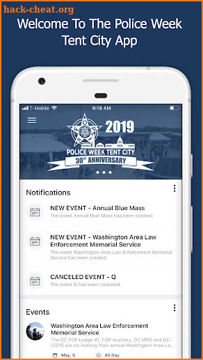 Police Week Tent City screenshot