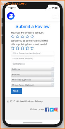 Police Window screenshot