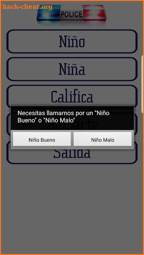 Policía de Niños - broma screenshot