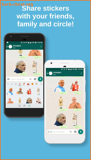 Politician Stickers for WhatsApp, WAStickerApps screenshot