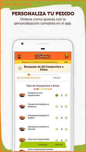 Pollo Campero screenshot