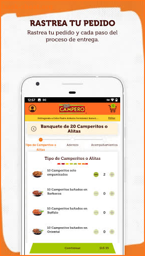 Pollo Campero El Salvador screenshot