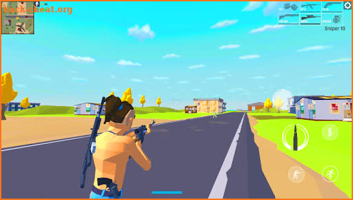 Polygon Shooting Free fire Fightnight Battleroyale screenshot