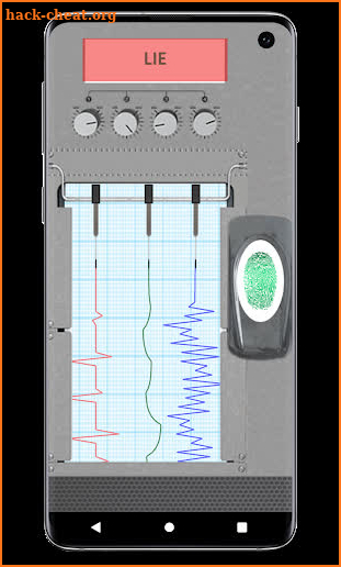 Polygraph Lie Detector Test Simulator screenshot