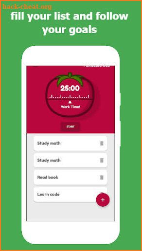 Pomodoro : Work Efficiently, Don't Lose Focus screenshot