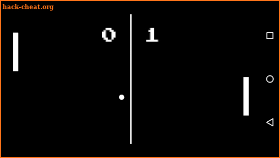 Pong screenshot