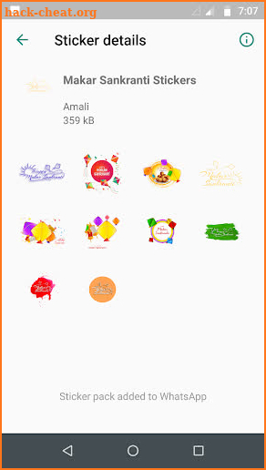 Pongal and Makar Sankranti Stickers for WhatsApp screenshot