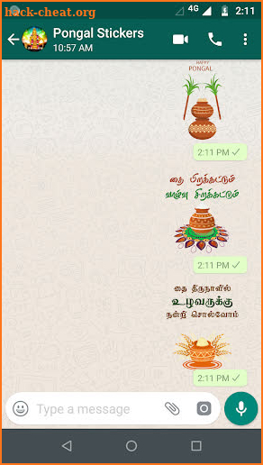 Pongal and Makar Sankranti Stickers for WhatsApp screenshot