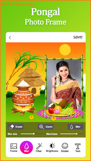 Pongal Photo Frame screenshot