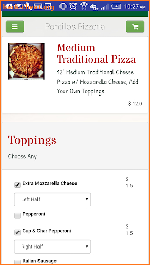 Pontillo's Pizzeria screenshot