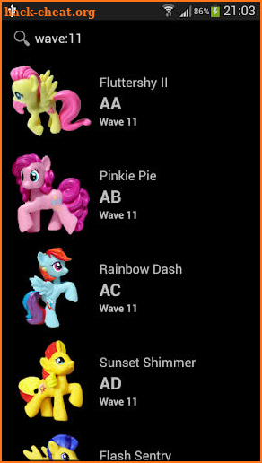 Pony Blind Bag Helper screenshot