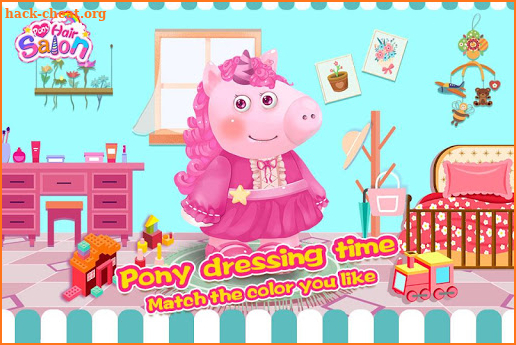 Pony Hair Salon-Take care of baby fun kids games screenshot