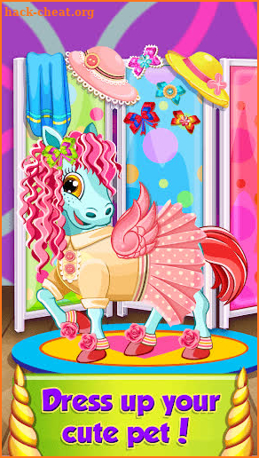 Pony pet salon: pony care games screenshot