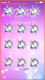 Pony Unicorn Lock Screen screenshot