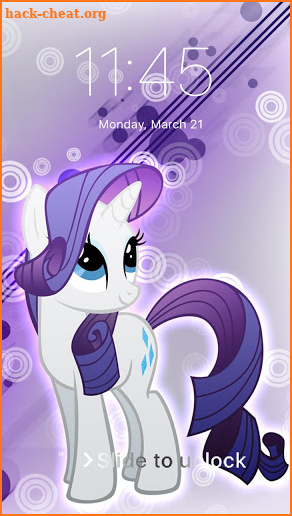 Pony Unicorn Princess Fraternity Home Lock Screen screenshot