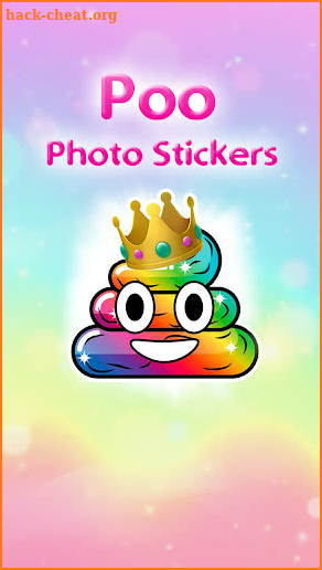 Poo Photo Stickers Prank App screenshot