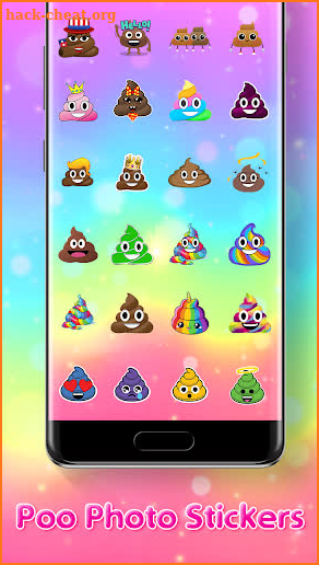 Poo Photo Stickers Prank App screenshot