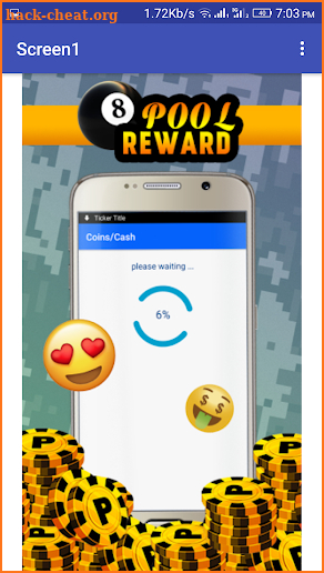 Pool Instant Rewards 2018 - coins and spins screenshot