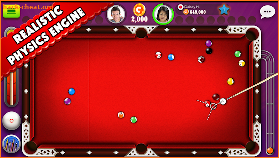 Pool Strike Online 8 ball pool billiards with Chat screenshot