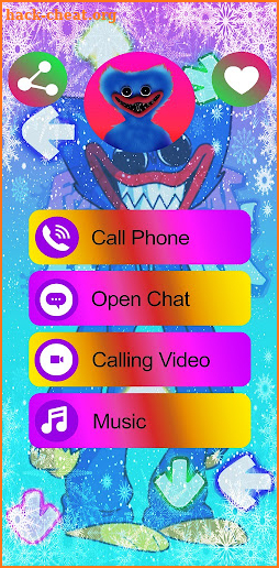 Poopy huggy wuggy fake call screenshot