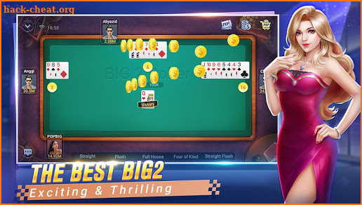 POP Big2 — Capsa Banting poker game screenshot