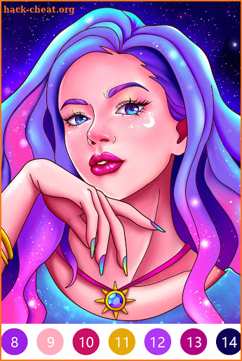 pop color-coloring artworks and drawings screenshot