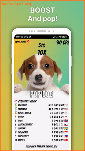 Pop Dog Clicker screenshot