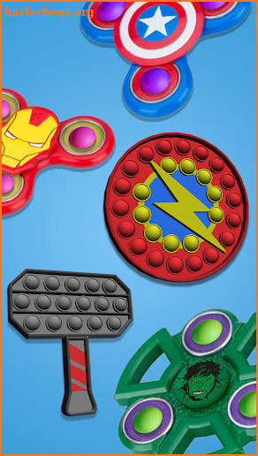 Pop It 3D Superhero Fidget Toy screenshot