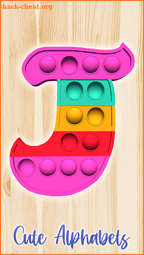 Pop It Alphabets 3D - Antistress ABC Giant Fidgets screenshot