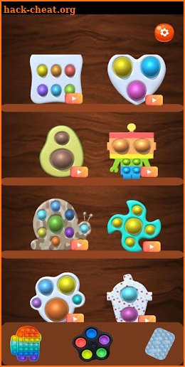 Pop It Fidget 3D vs Simple Dimple Antistress Game screenshot