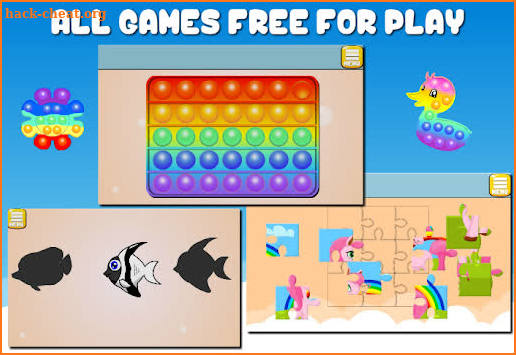 Pop it Fidget Toys And Mini Games screenshot