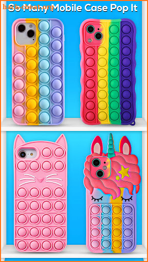 Pop it Mobile Case simple dimple Toys push popop screenshot