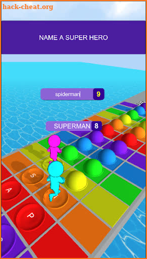 Pop It Type Race screenshot