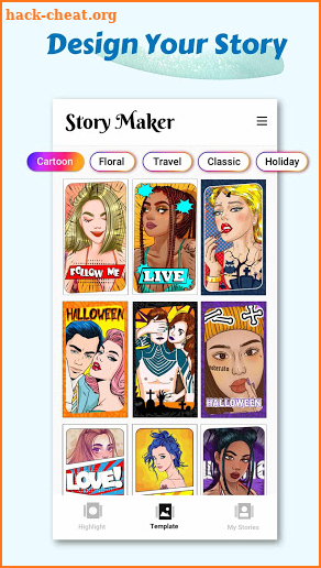 Pop Story Maker - Highlight Story Cover Creator screenshot