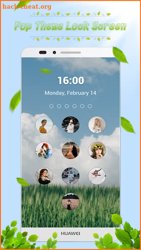 Pop Theme Lock Screen screenshot