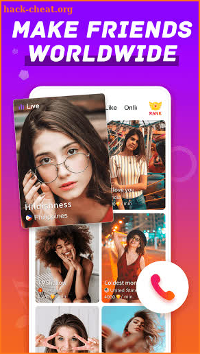 Popchat-Video random chat & Meet new people screenshot