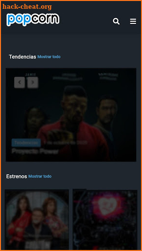 Popcorn Series y Peliculas gratis screenshot