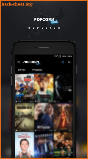 Popcorn Time -Watch Movies, Tv Shows & series Guia screenshot