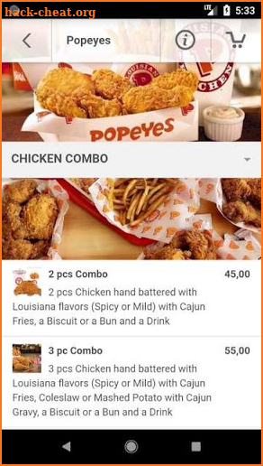 Popeyes Delivery Su screenshot