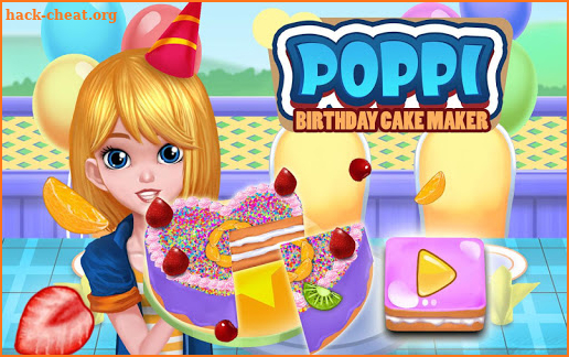 Poppi Birthday Cake Maker Cooking and Decoration screenshot