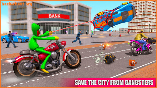 Poppy Rope Hero Game 3d screenshot