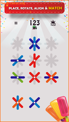 Popsicle Sticks Puzzle screenshot