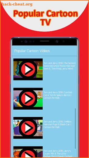 Popular Cartoon TV screenshot