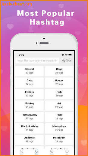 Popular Hashtag Assistant for Instagram screenshot
