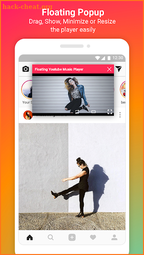 Popup Video Music Player screenshot