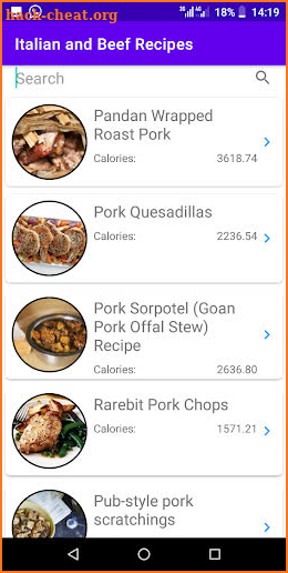 Pork Recipes screenshot