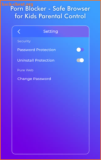 Porn Blocker - Safe Browser Kids Parental Control screenshot