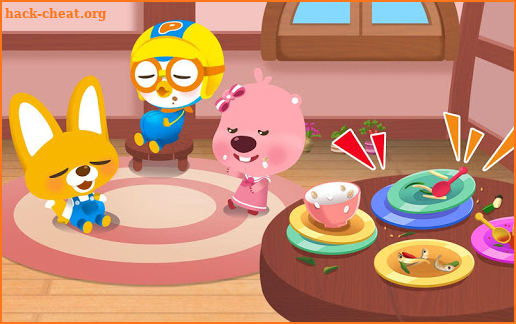 Pororo eating game - Kids Healthy Eating Habits screenshot